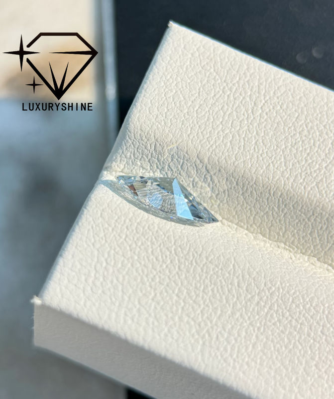 جودة LuxuryShine VVS2 Marquise Shape 0.3-15ct ماسة مُصنّعة في المختبر بلون D-F وقطع 3EX مع شهادة IGI ماس حقيقي مصنع