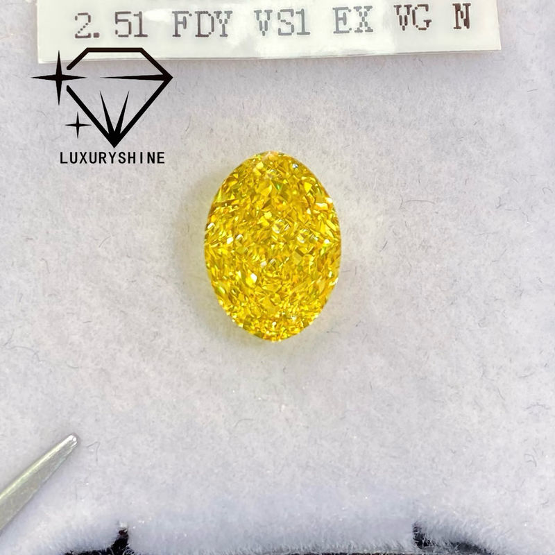 جودة الماس المصنوع في المختبر 1CT 2CT 3CT 4CT 5CT بيضاوي ممتاز بالقطع مع الشهادة والمجوهرات المخصصة مصنع