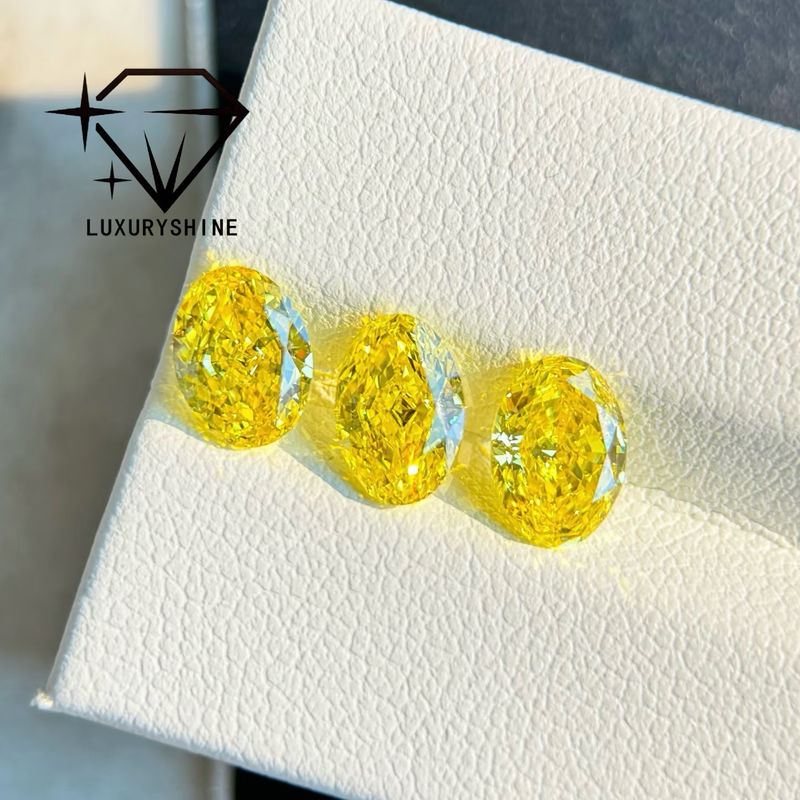جودة الماس المصنوع في المختبر 1CT 2CT 3CT 4CT 5CT بيضاوي ممتاز بالقطع مع الشهادة والمجوهرات المخصصة مصنع