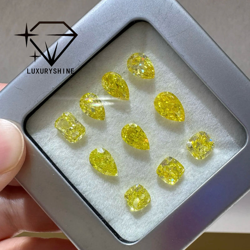 جودة الماس المصنوع في المختبر 1CT 2CT 3CT 4CT 5CT بيضاوي ممتاز بالقطع مع الشهادة والمجوهرات المخصصة مصنع