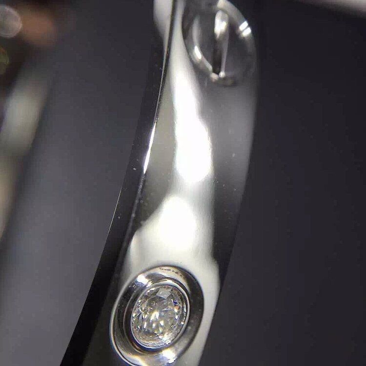 جودة مجوهرات العلامة التجارية الحب سوار 4 الماس الذهب الأصفر Diamonds18k الذهب مصنع