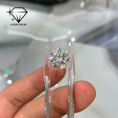 جودة الماس المصنّع من نوع LuxuryShine VS1 1ct 2ct 3ct 4ct 5ct قطعة مستديرة بيضاء قطعة ممتازة معتمدة من IGI مصنع