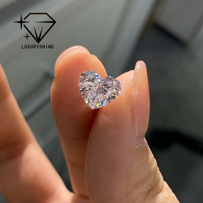 جودة اللون الفاخر VVS2 القلب الأبيض الحلق الممتاز المختبر الماس النضج 1CT 2CT 3CT 4CT 5CT دعم تخصيص خاص مصنع