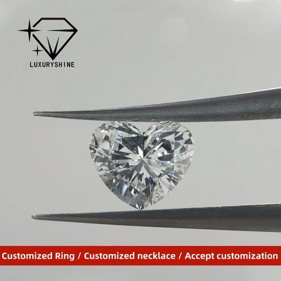 جودة اللون الفاخر VVS2 القلب الأبيض الحلق الممتاز المختبر الماس النضج 1CT 2CT 3CT 4CT 5CT دعم تخصيص خاص مصنع