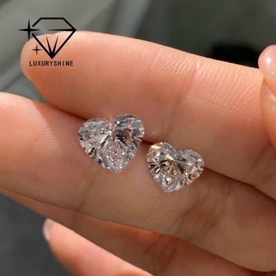 جودة اللون الفاخر VVS2 القلب الأبيض الحلق الممتاز المختبر الماس النضج 1CT 2CT 3CT 4CT 5CT دعم تخصيص خاص مصنع