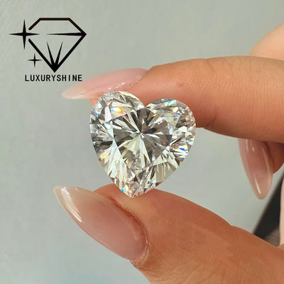 جودة اللون الفاخر VVS2 القلب الأبيض الحلق الممتاز المختبر الماس النضج 1CT 2CT 3CT 4CT 5CT دعم تخصيص خاص مصنع