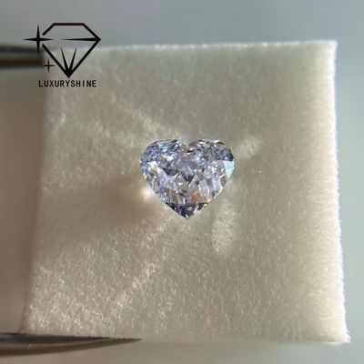 جودة LuxuryShine VVS1-VS2 ماسات مُصنّعة في المختبر بقصّة قلب ممتازة ماسات حقيقية ومجوهرات الزفاف ودعم المجوهرات المخصصة للتخصيص الخاص مصنع
