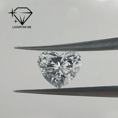 جودة LuxuryShine VVS1-VS2 ماسات مُصنّعة في المختبر بقصّة قلب ممتازة ماسات حقيقية ومجوهرات الزفاف ودعم المجوهرات المخصصة للتخصيص الخاص مصنع