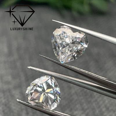 جودة LuxuryShine VVS1-VS2 ماسات مُصنّعة في المختبر بقصّة قلب ممتازة ماسات حقيقية ومجوهرات الزفاف ودعم المجوهرات المخصصة للتخصيص الخاص مصنع