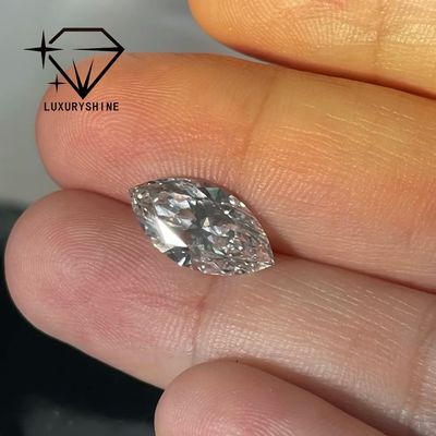 جودة LuxuryShine VVS2 Marquise Shape 0.3-15ct ماسة مُصنّعة في المختبر بلون D-F وقطع 3EX مع شهادة IGI ماس حقيقي مصنع