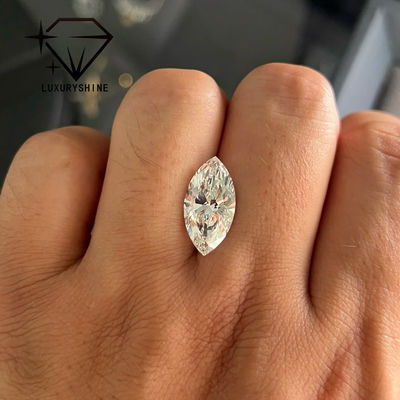 جودة LuxuryShine VVS2 Marquise Shape 0.3-15ct ماسة مُصنّعة في المختبر بلون D-F وقطع 3EX مع شهادة IGI ماس حقيقي مصنع