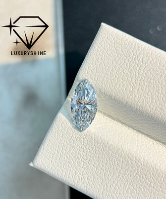 جودة LuxuryShine VVS2 Marquise Shape 0.3-15ct ماسة مُصنّعة في المختبر بلون D-F وقطع 3EX مع شهادة IGI ماس حقيقي مصنع