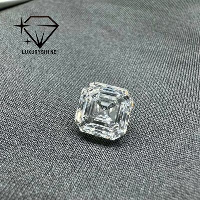 جودة LuxuryShine VVS-VS 0.1-10CT Asscher Shape Lab الماس الناضج D-F اللون الماس الأبيض مع شهادة IGI 3EX قطع الحجارة مصنع