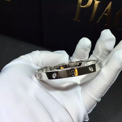 جودة مجوهرات العلامة التجارية الحب سوار 4 الماس الذهب الأصفر Diamonds18k الذهب مصنع