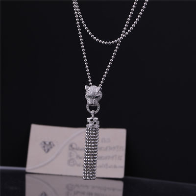 مجوهرات مخصصة رائعة مع نقش شخصي بقصة الألماس أشر وحجم قابل للتخصيص