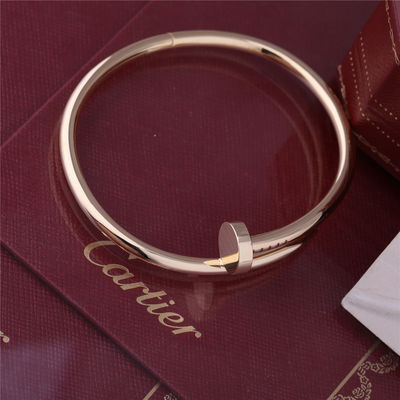 جودة سوار أظافر من الذهب الحقيقي JUSTE UN CLOU BRACELET YELLOW GOLD Thick Model B6048217 مصنع