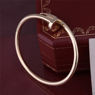 جودة سوار أظافر من الذهب الحقيقي JUSTE UN CLOU BRACELET YELLOW GOLD Thick Model B6048217 مصنع