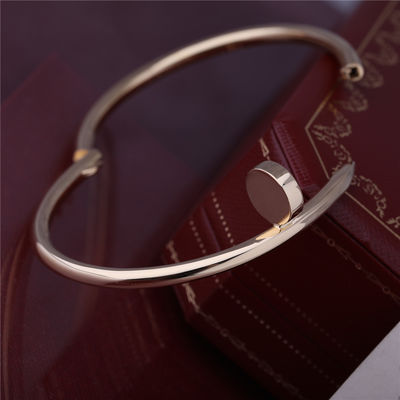 جودة سوار أظافر من الذهب الحقيقي JUSTE UN CLOU BRACELET YELLOW GOLD Thick Model B6048217 مصنع
