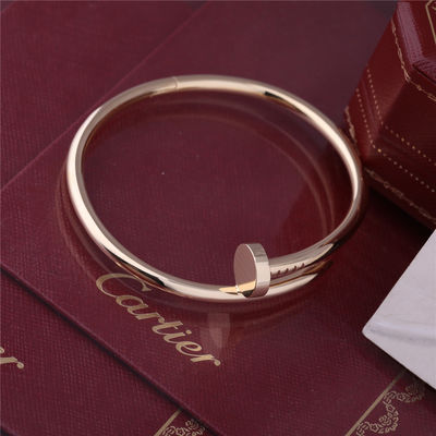 جودة سوار أظافر من الذهب الحقيقي JUSTE UN CLOU BRACELET YELLOW GOLD Thick Model B6048217 مصنع