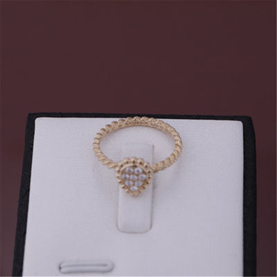 جودة Serpent Boheme Ring XS Motif المرجع JRG02674 خاتم من الذهب الوردي عيار 18 قيراطًا مصنع