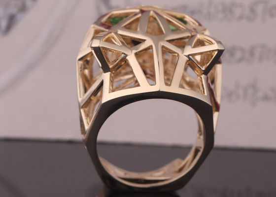 جودة خاتم PanthèRe De Cartier من الذهب الأصفر عقيق التسافوريت العقيق مصنع